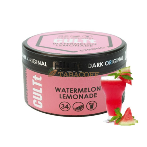 Тютюн для кальяну CULTt Strong DS34 Watermelon lemonade (Кавуновий лимонад) 100 гр